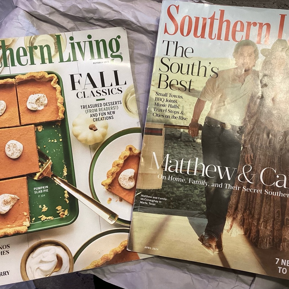 Southern Living and Better Homes Magazine Set